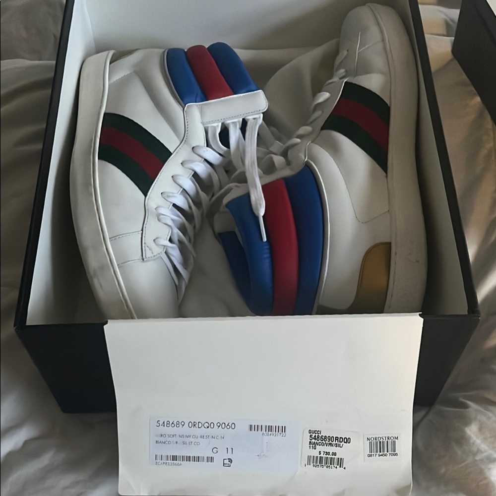 Gucci Colorful High-Top Sneakers - Picture 2 of 6